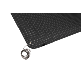 Crown Electrically Conductive Deck Plate - 3' x 12', Black